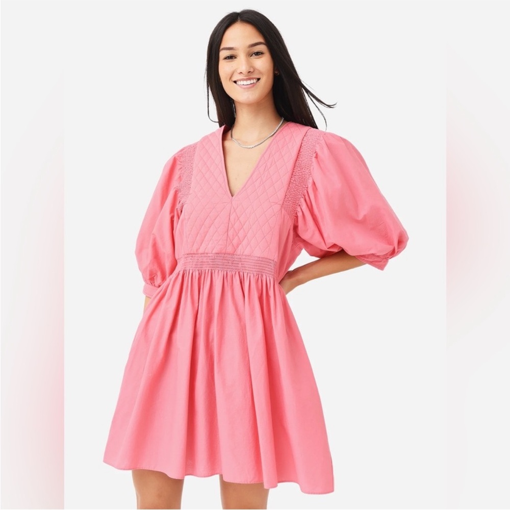 Hunter Bell Dixon Quilted Mini Dress